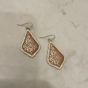 Kendra Scott Rose Gold and Gold Addie Earrings